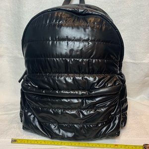 EUC MONCLER Black Quilted, Padded Backpack